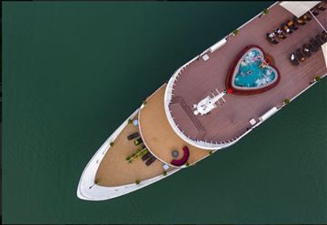 DU THUYỀN 5* ASPIRA | Tour du thuyền 2 ngày 1 đêm Vịnh Hạ Long - Lan Hạ - Hang Sáng Tối, miễn phí chèo kayak