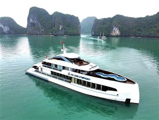 DU THUYỀN SYMPHONY  5* | Tour du thuyền Hạ Long trong ngày cao cấp ( Bến Bãi Cháy , thăm Vịnh 10h00 - 17h00 )