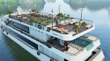DU THUYỀN V-DREAM | Tour du thuyền Hạ Long trong ngày cao cấp ( Khởi hành từ Bến Bãi Cháy, thăm Vịnh 8h00-12h00 )