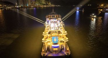 DU THUYỀN LUNA 5* | Tour du thuyền Hạ Long ăn tối cao cấp, buffet thượng hạng ( Bến Bãi Cháy 17h30 - 21h00 )