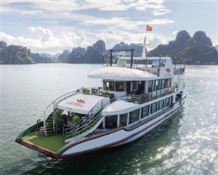 DU THUYỀN STAR | Tour Hạ Long 1 ngày sang trọng, miễn phí xe đón trả tại Bãi Cháy + chèo kayak ( thăm vịnh 09h30 - 15h30 )