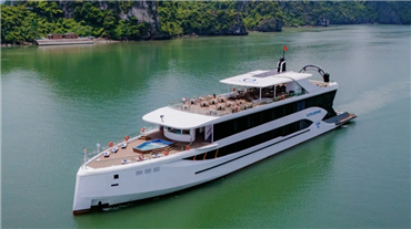 DU THUYỀN ICON 5* | Tour du thuyền Hạ Long trong ngày tuyến trung tâm cao cấp ( Bến Bãi Cháy, thăm Vịnh 10h00 - 17h00 )