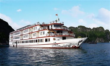 DU THUYỀN 5* AMANDA PREMIER | Tour du thuyền Vịnh Hạ Long - Hang Sửng Sốt - Đảo Titop 2 ngày 1 đêm, miễn phí chèo kayak