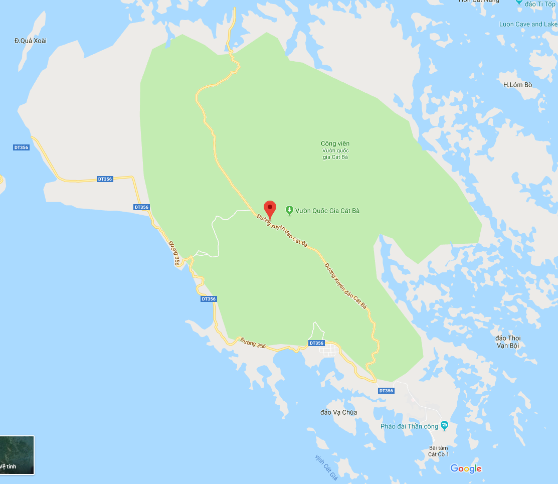 Bản đồ đảo Cát Bà