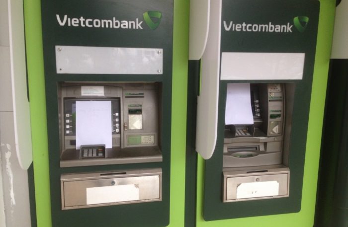 Trang bị cây ATM Vietcombank